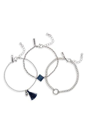 Women's Topshop 3-pack Charm Bracelets