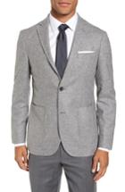 Men's Strong Suit Vantage Trim Fit Wool & Silk Blazer R - Grey