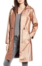 Women's Bernardo Metallic Rain Jacket - Pink
