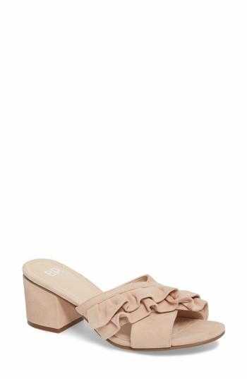 Women's Bp. Shari Ruffle Strap Slide Sandal M - Pink