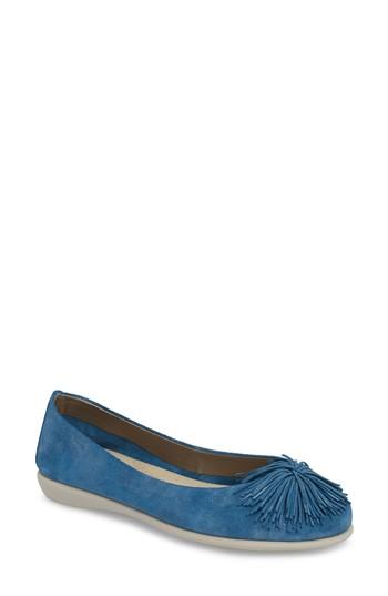 Women's The Flexx Pompom Flat .5 M - Blue