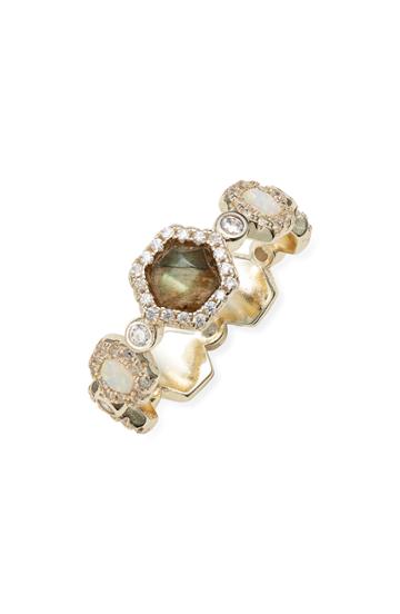 Women's Melinda Maria Melinda White Opal & Labradorite Ring