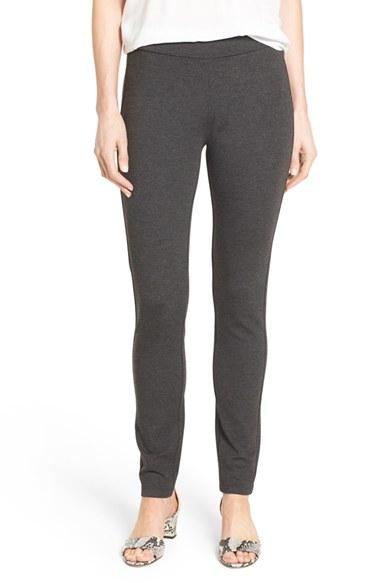 Women's Nydj Stretch 'jodie' Ponte Leggings - Grey