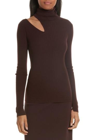 Women's A.l.c. Kara Merino Wool Blend Cutout Sweater