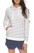 Women's Roxy Shoal Stripe Hoodie - White