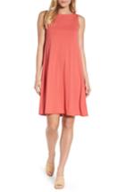 Women's Eileen Fisher Jersey Shift Dress, Size - Pink