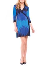 Women's Olian Olivia Maternity Wrap Dress - Blue