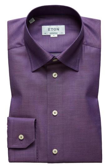 Men's Eton Contemporary Fit Dress Shirt .5 - Purple