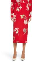 Women's Diane Von Furstenberg Tailored Midi Pencil Skirt - Red