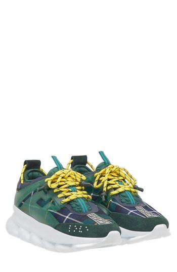 Men's Versace Chain Reaction Sneaker Us / 40eu - Green