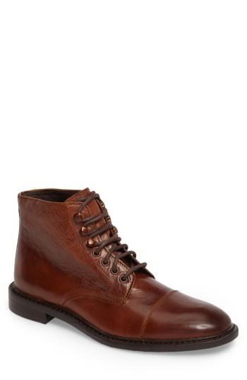 Men's Jump Piston Cap Toe Boot D - Brown