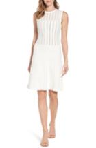 Women's Anne Klein Knit A-line Dress - White