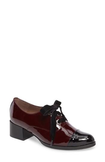 Women's Wonders Lace-up Oxford Pump .5-7us / 37eu - Black