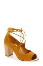 Women's Athena Alexander Vikki Block Heel Sandal .5 M - Yellow