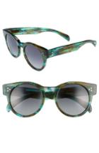 Women's Salt 51mm Polarized Cat Eye Sunglasses - Sandy Sea Green