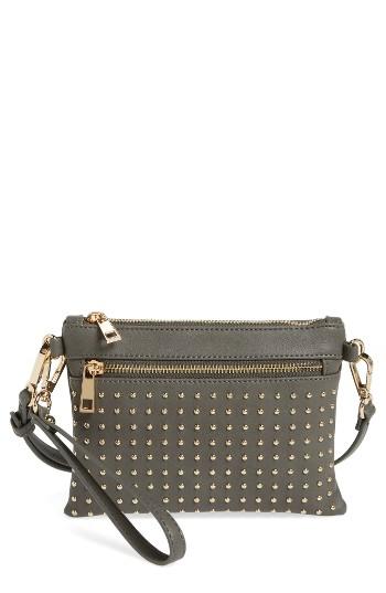 Sole Society Anita Studded Faux Leather Crossbody Bag -