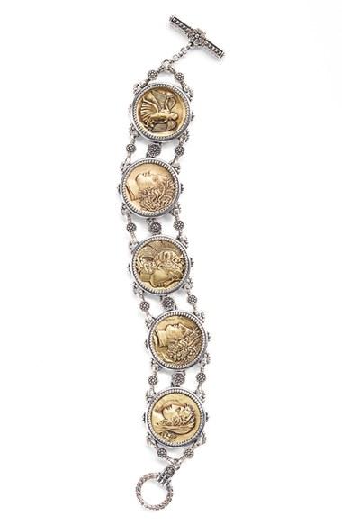Women's Konstantino Coin Chain Bracelet
