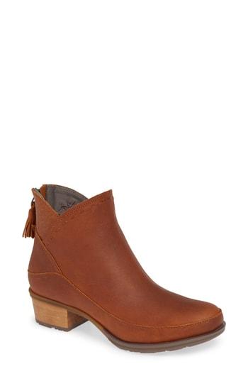 Women's Chaco Cataluna Waterproof Bootie M - Brown