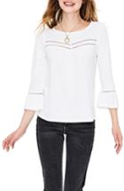 Women's Boden Gracie Jersey Top - White