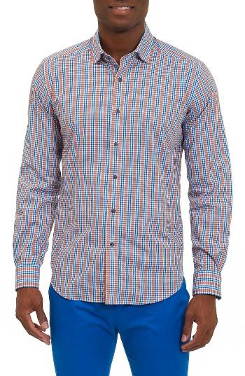 Men's Robert Graham Deen Tailored Fit Sport Shirt