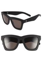 Women's Valley 'db' 52mm Oversized Sunglasses - Matte Black