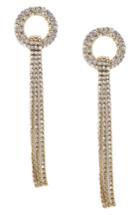 Women's Ettika Crystal Ring & Fringe Drop Earrings