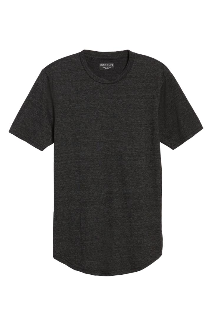 Men's Goodlife Scallop Triblend Crewneck T-shirt - Black
