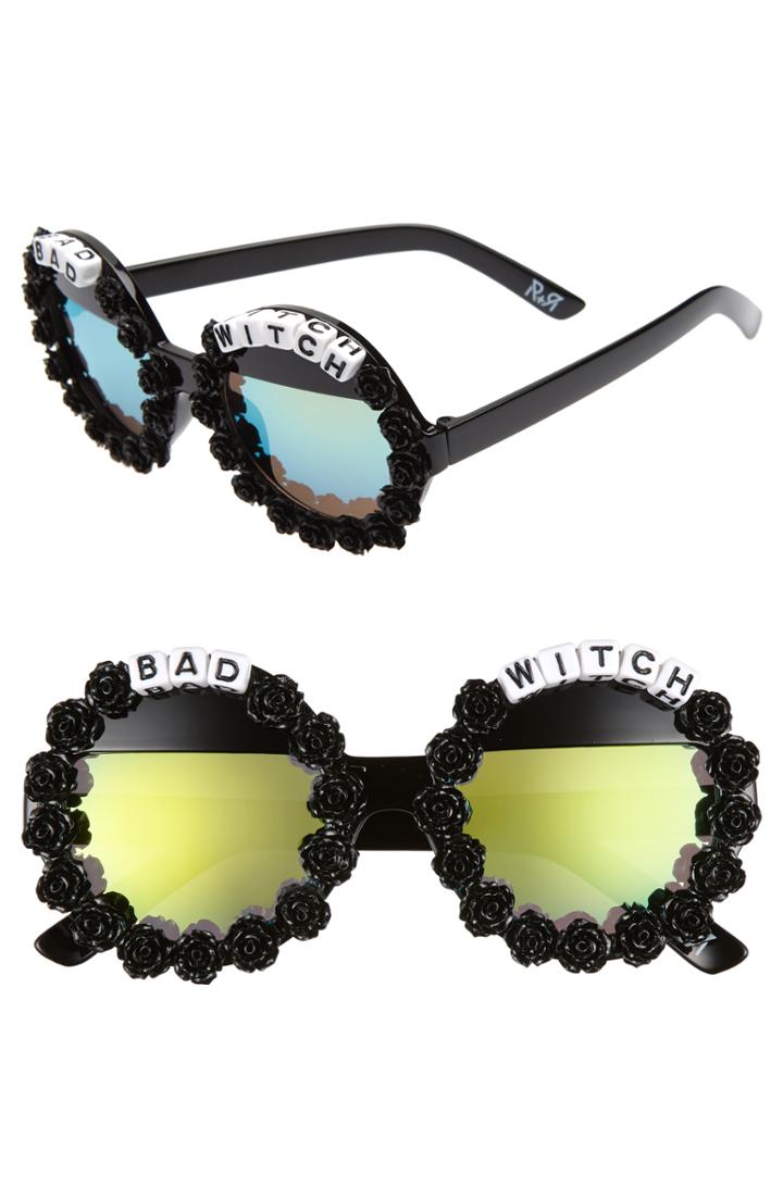 Women's Rad + Refined Bad Witch Round Sunglasses -