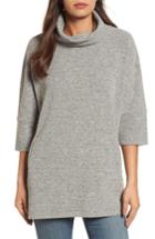 Women's Caslon Zip Back Pullover /small - Beige