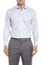 Men's Tailorbyrd Trim Fit Solid Dress Shirt - 34/35 - Blue