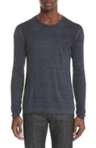 Men's John Varvatos Silk & Cashmere Sweater - Blue