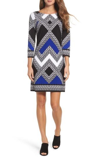 Women's Vince Camuto Crepe Shift Dress - Black