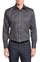 Men's Peter Millar Raise Your Glasses Print Sport Shirt - Blue