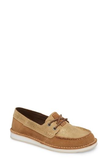 Women's Ariat Cruiser Castaway Loafer .5 M - Brown