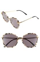 Women's Gentle Monster Switch Back 58mm Rounded Sunglasses - Sand