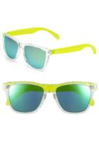 Men's Sunski Original 53mm Polarized Sunglasses - Clear / Lime