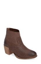 Women's Seychelles Army Snake Textured Bootie