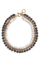 Women's Karine Sultan Layered Bead & Curb Chain Necklace
