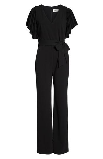 Women's Eliza J Pleat Sleeve Jumpsuit