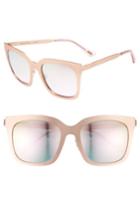 Women's Diff X Lauren Akins Ella 53mm Cat Eye Sunglasses - Gold/ Brown