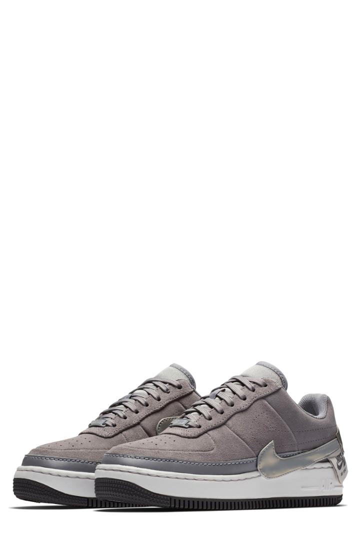 Women's Nike Air Force 1 Jester Low Sneaker .5 M - Grey