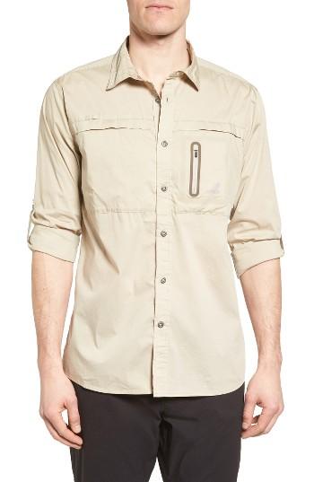 Men's Gramicci No-squito Regular Fit Travel Shirt - Beige