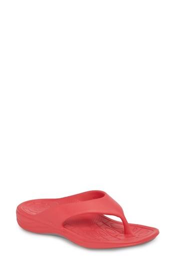 Women's Aetrex Lynco Flip Flop M - Pink