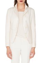 Women's Akris Panama Patch Silk & Cashmere Jacket