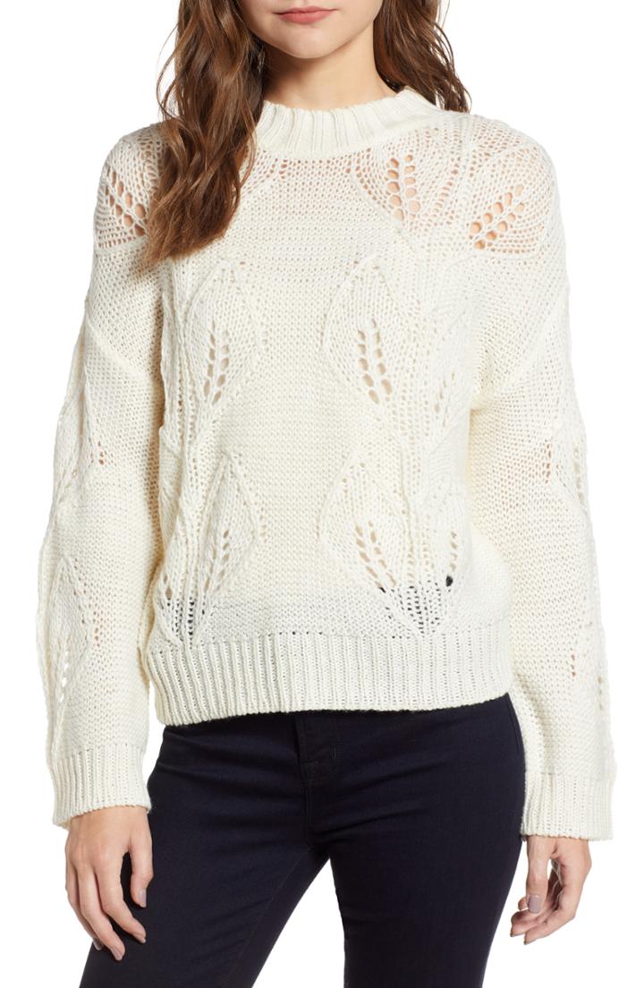 Women's Msgm Colorblock Mixed Font Sweater