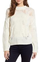 Women's Msgm Colorblock Mixed Font Sweater