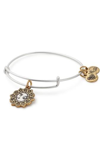 Women's Alex And Ani Zodiac Charm Expandable Wire Bangle
