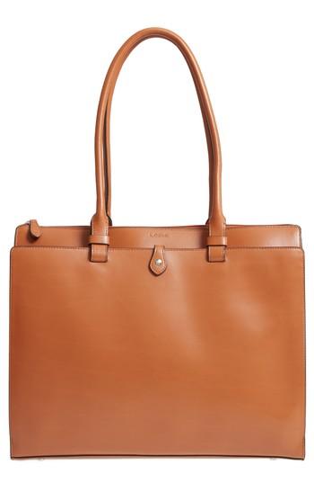 Lodis Audrey Under Lock & Key - Jessica Rfid Leather Satchel - Brown