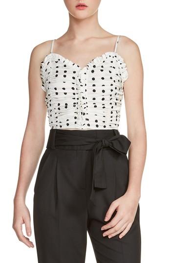 Women's Maje Lenota Crop Top - White