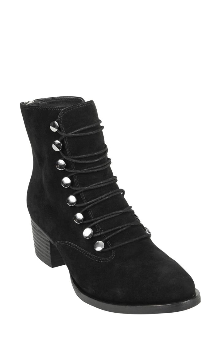 Women's Earth Doral Lace-up Boot .5 M - Black